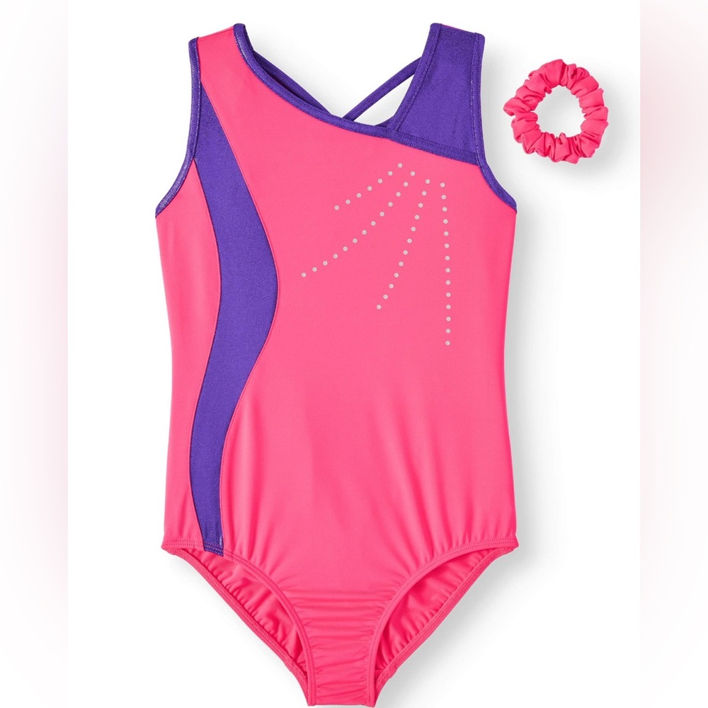 Danskin Now Girl’s Color Block Dance Leotard